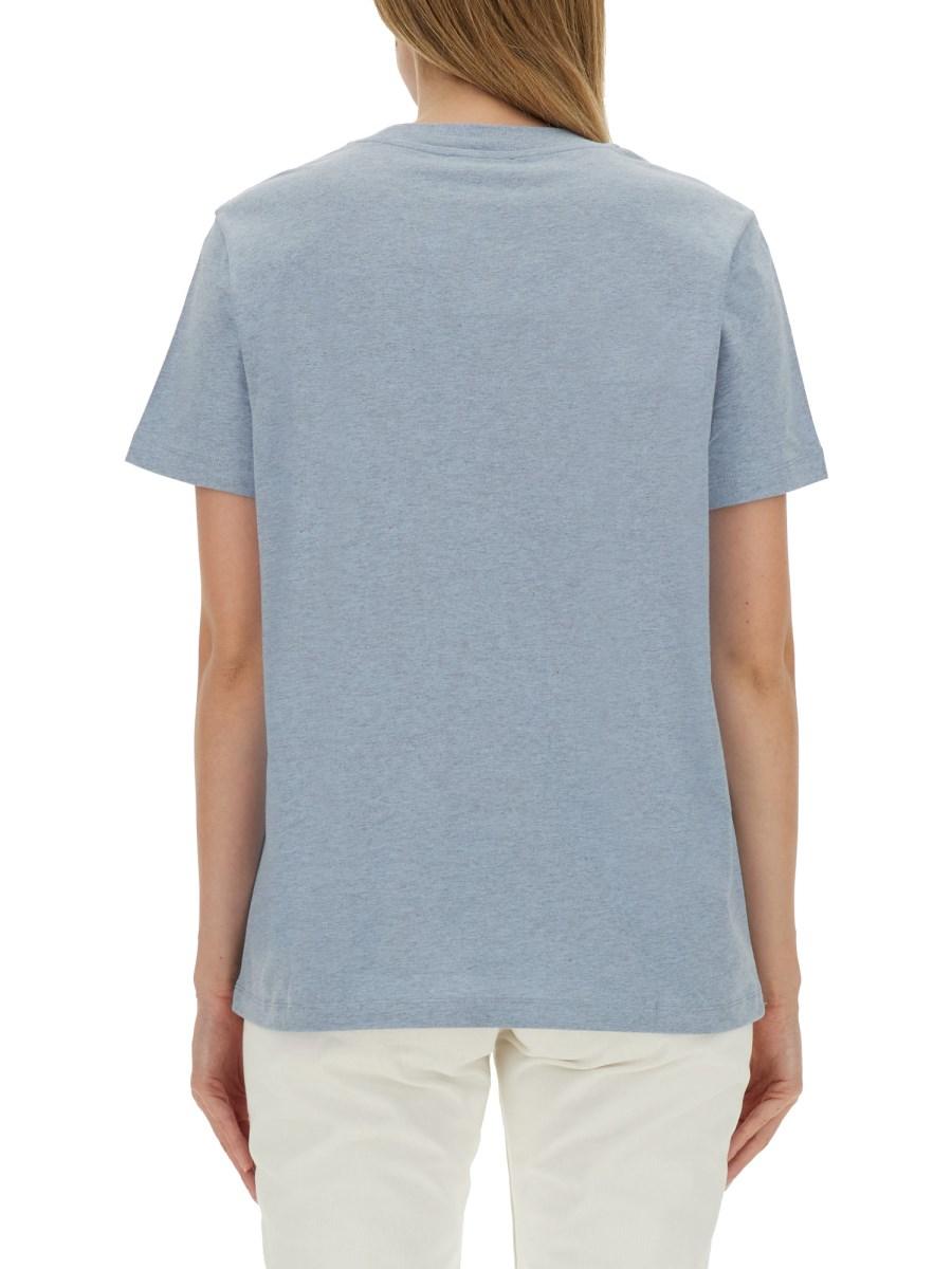 A.P.C. T-SHIRT IN COTONE CON LOGO