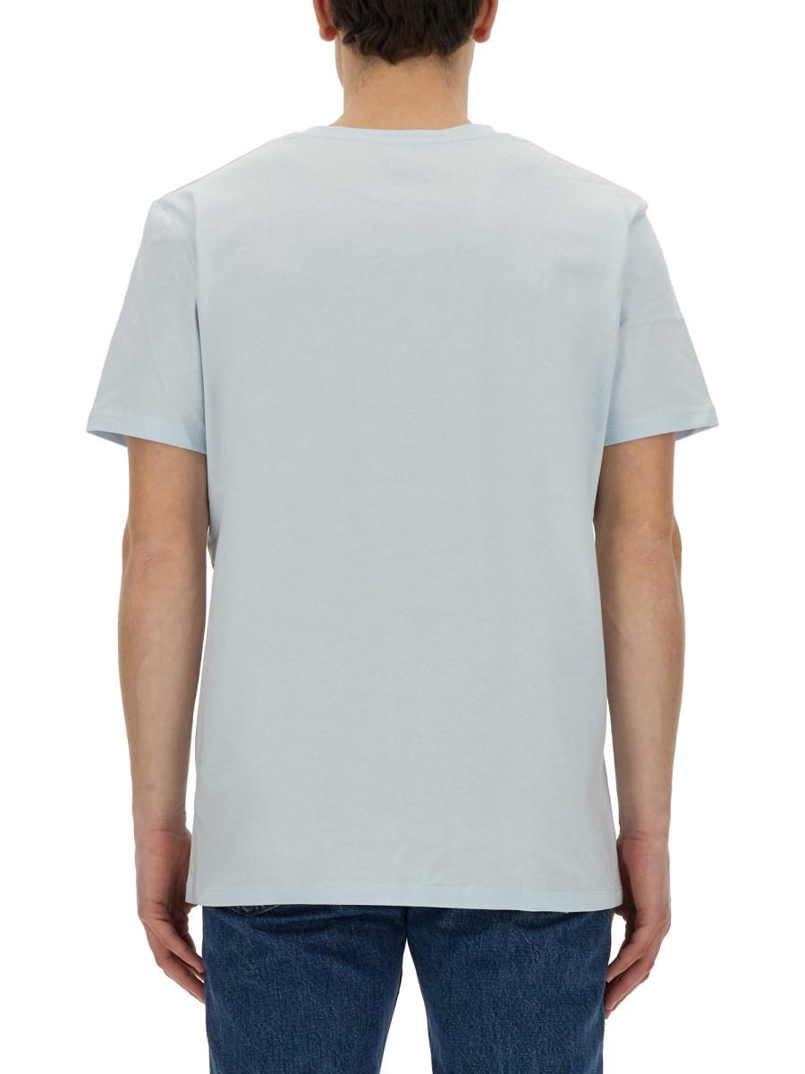 A.P.C. T-SHIRT IN JERSEY DI COTONE CON LOGO
