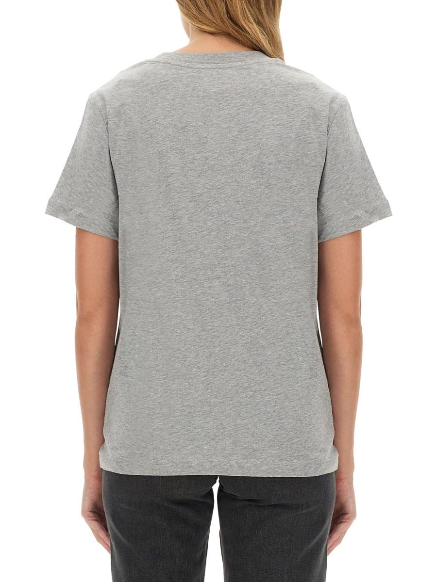 A.P.C. T-SHIRT IN JERSEY DI COTONE CON LOGO