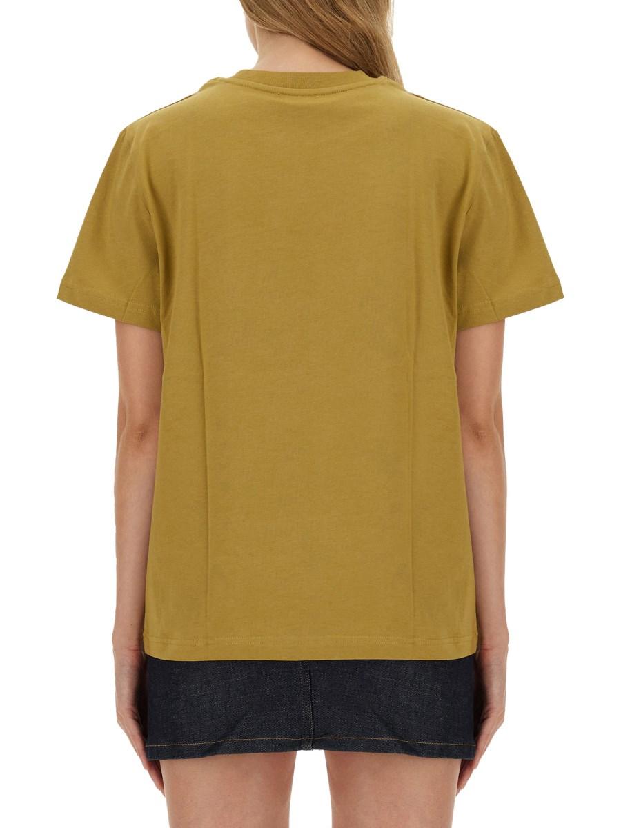 A.P.C. T-SHIRT IN JERSEY DI COTONE CON LOGO