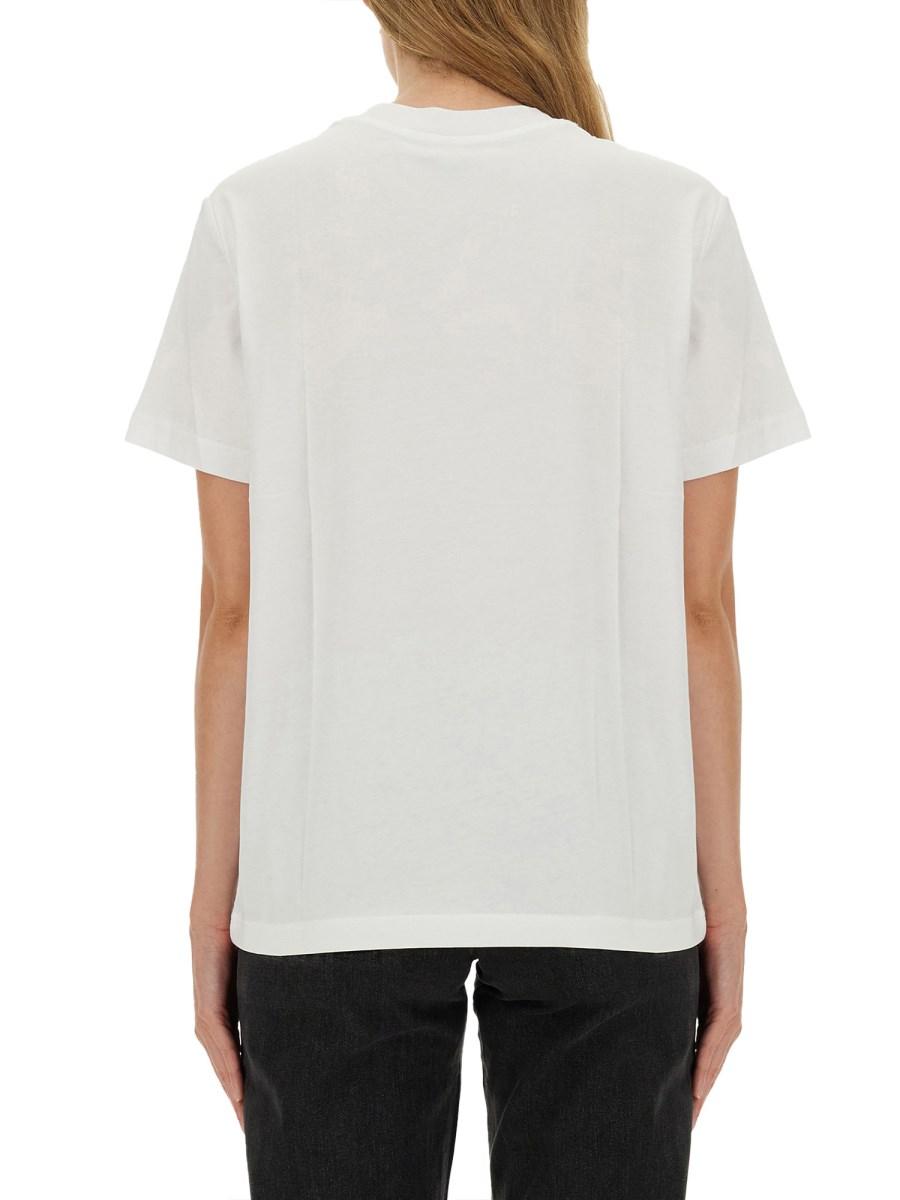 A.P.C. T-SHIRT IN JERSEY DI COTONE CON LOGO