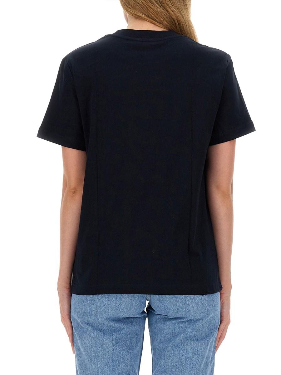 A.P.C. T-SHIRT IN JERSEY DI COTONE CON LOGO