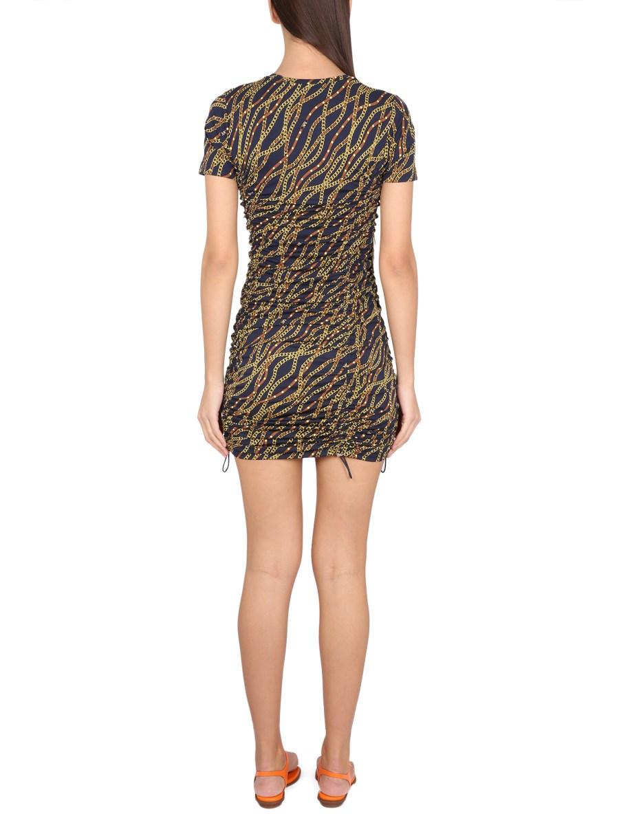 MICHAEL BY MICHAEL KORS ABITO CON STAMPA CHAIN IN MISTO VISCOSA