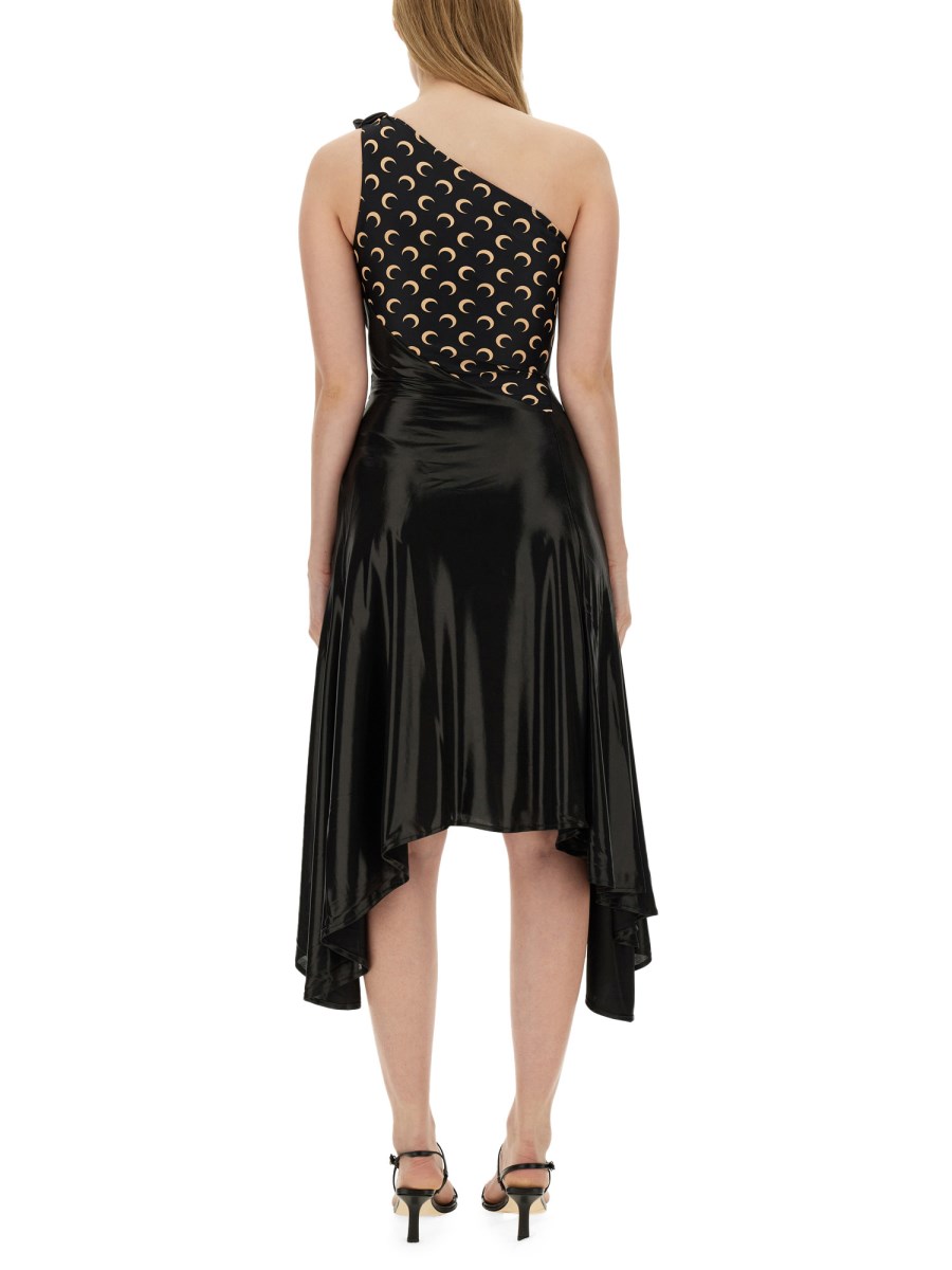 MARINE SERRE ABITO DRAPPEGGIATO IN JERSEY RIGENERATO