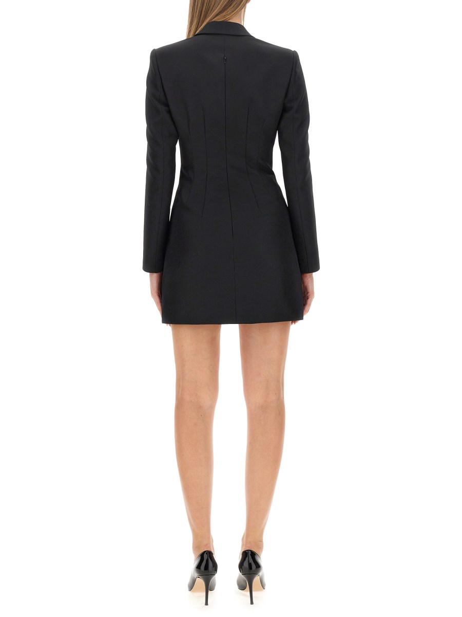 PHILOSOPHY DI LORENZO SERAFINI ABITO MINI CON SCOLLO A V