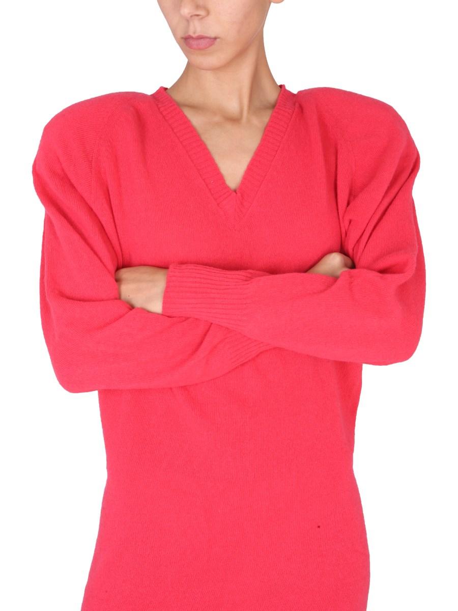 PHILOSOPHY DI LORENZO SERAFINI ABITO MINI IN MAGLIA DI LANA