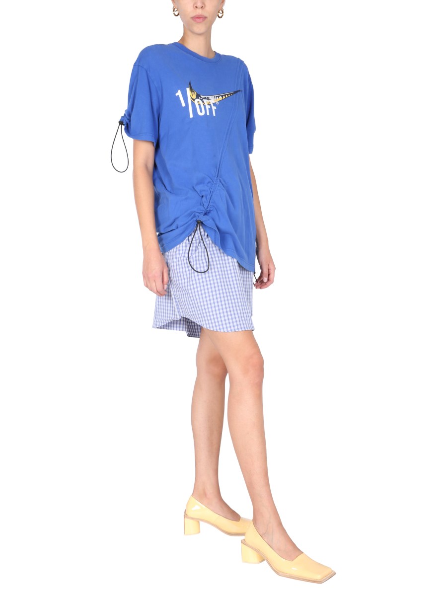 1/OFF ABITO REMADE NIKE IN COTONE CON GONNA APPLICATA