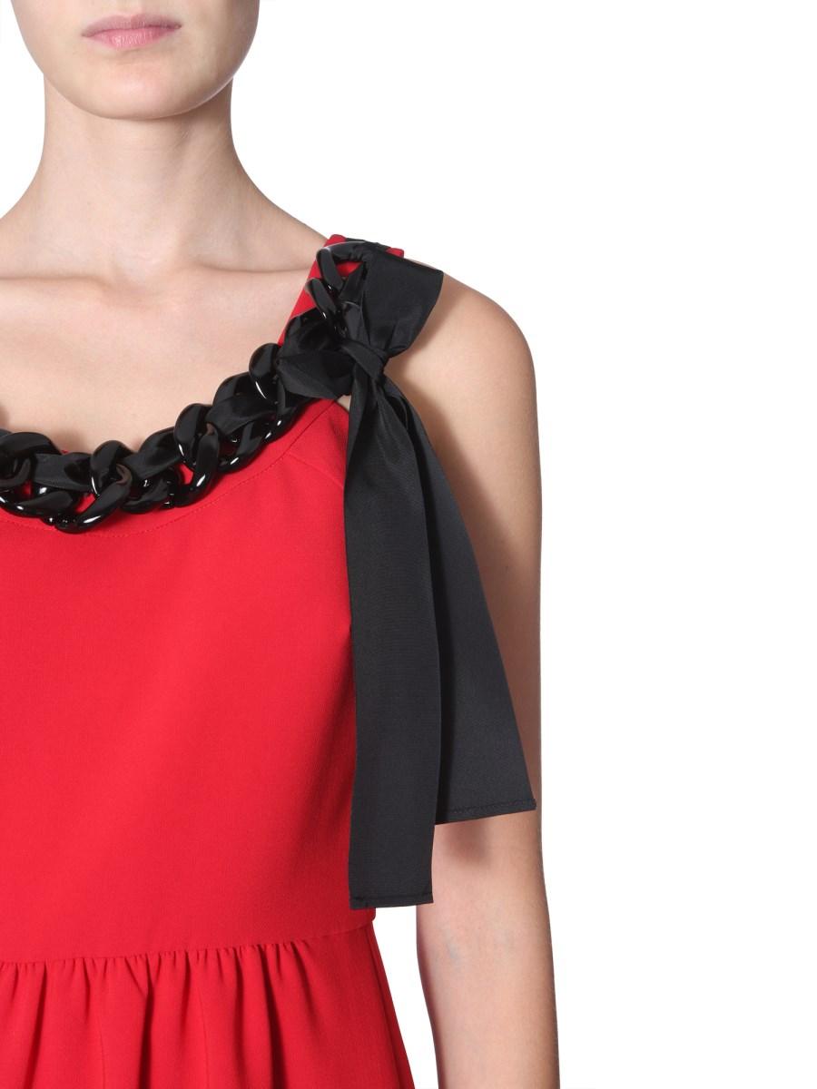 BOUTIQUE MOSCHINO ABITO TUBINO CON DETTAGLIO CATENA