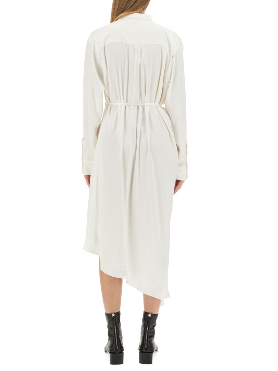 ACNE STUDIOS ABITO CHEMISIER IN RASO