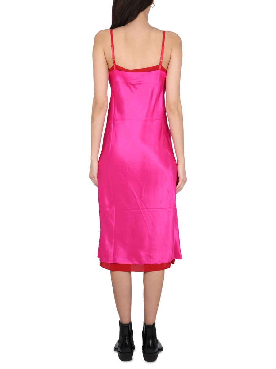 ACNE STUDIOS ABITO SOTTOVESTE IN RASO