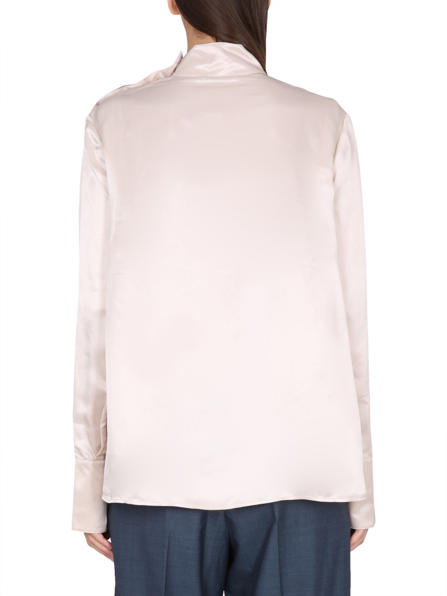 ACNE STUDIOS BLUSA IN MISTO SETA