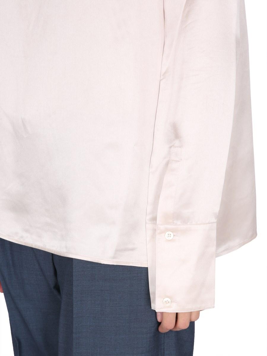 ACNE STUDIOS BLUSA IN MISTO SETA