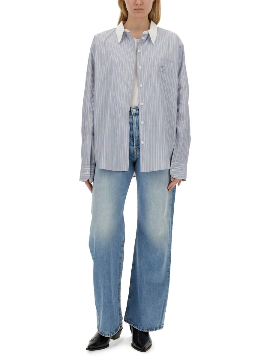 ACNE STUDIOS CAMICIA A RIGHE