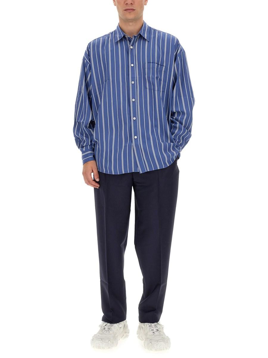 ACNE STUDIOS CAMICIA A RIGHE