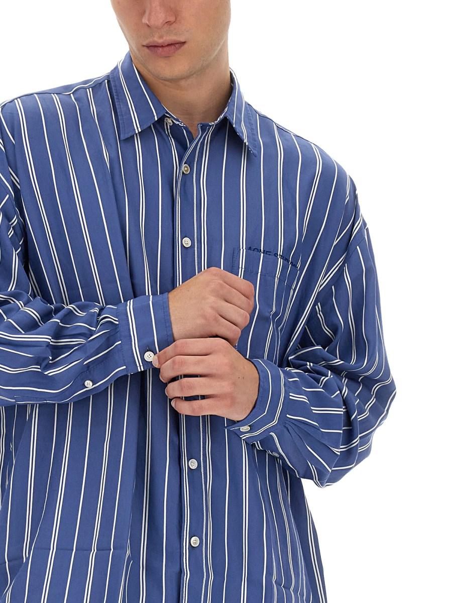 ACNE STUDIOS CAMICIA A RIGHE