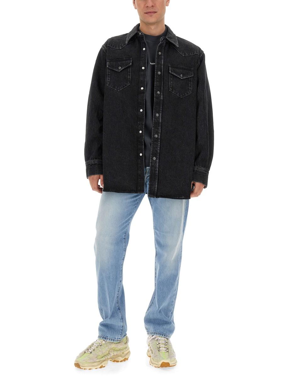 ACNE STUDIOS CAMICIA CON BOTTONI IN DENIM
