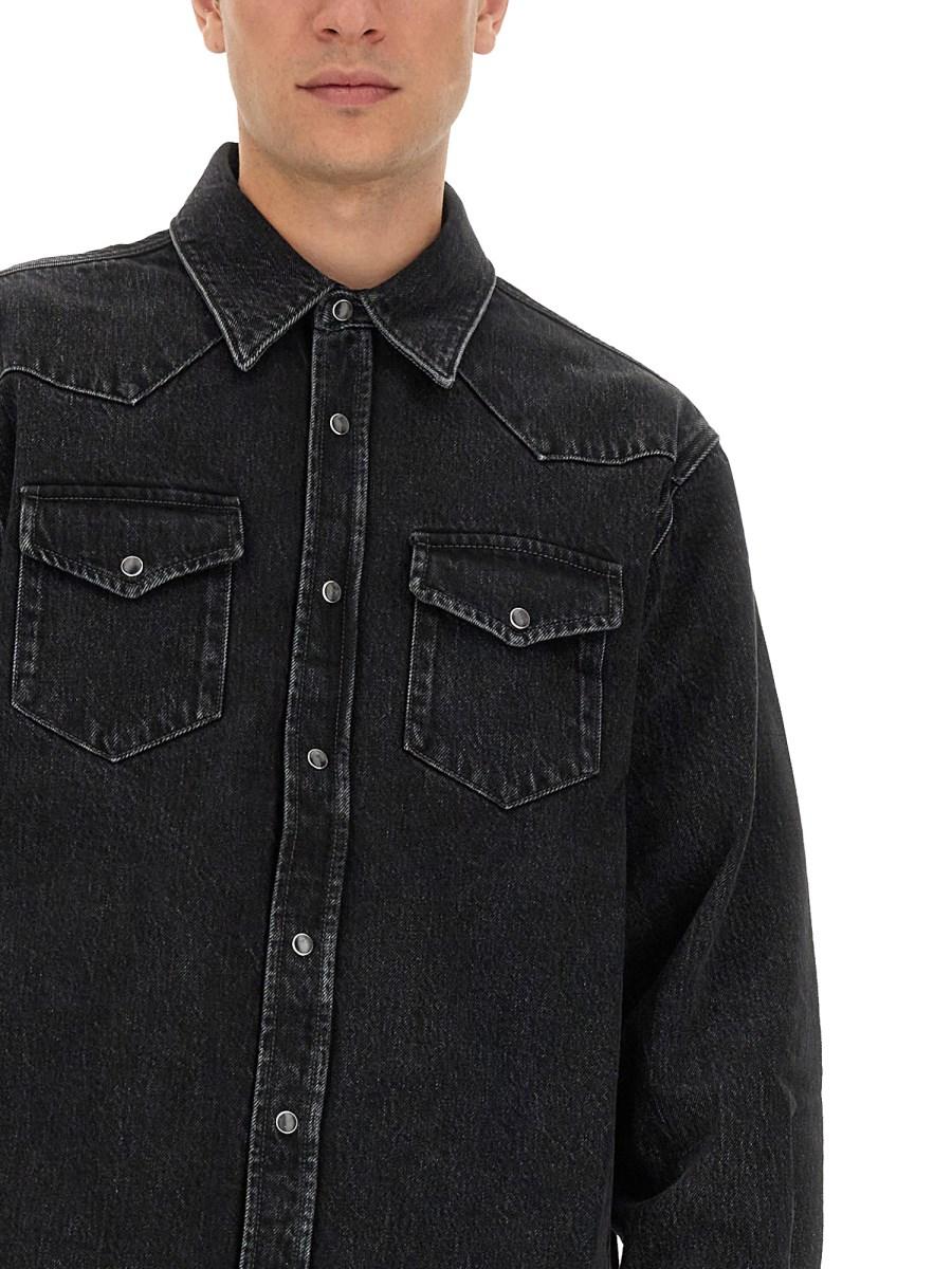 ACNE STUDIOS CAMICIA CON BOTTONI IN DENIM
