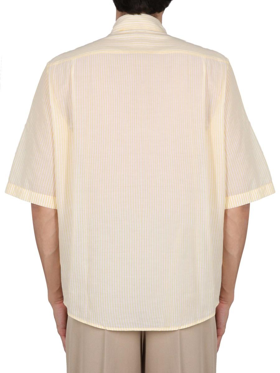 ACNE STUDIOS CAMICIA IN COTONE CON LOGO