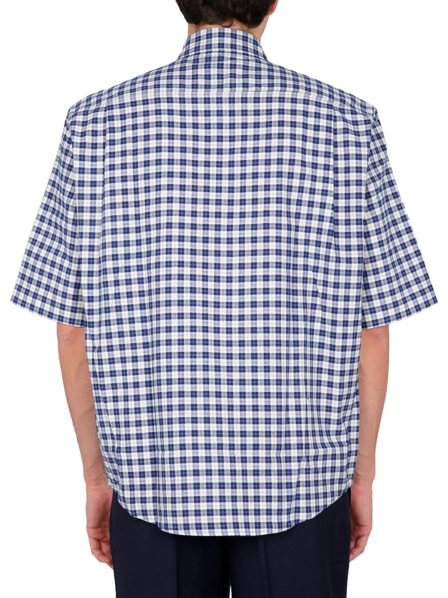 ACNE STUDIOS CAMICIA IN COTONE CON RICAMO LOGO