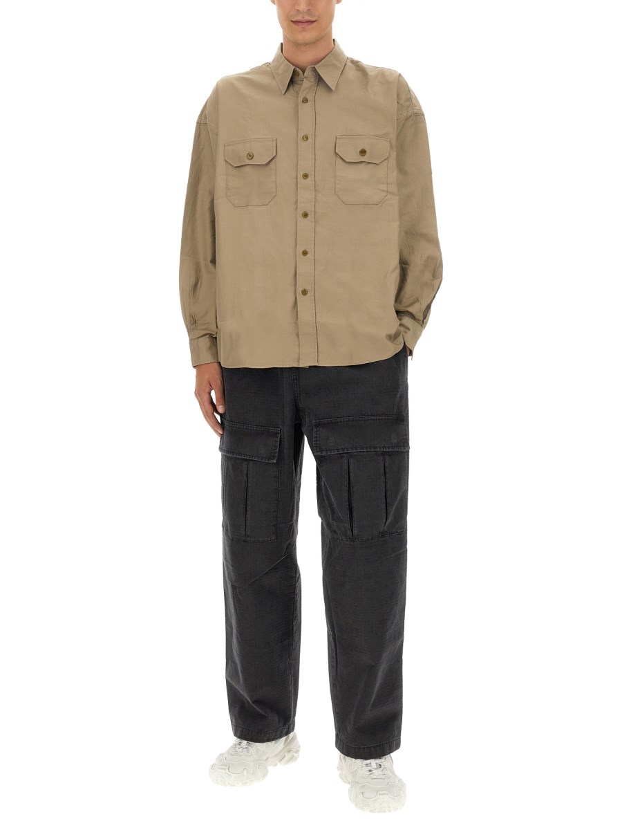 ACNE STUDIOS CAMICIA IN COTONE CON TASCHE