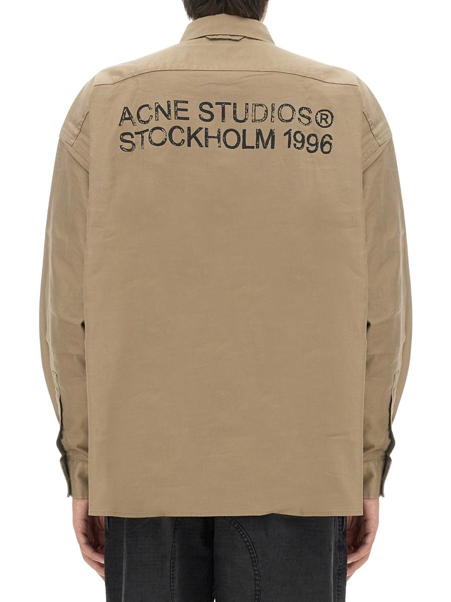 ACNE STUDIOS CAMICIA IN COTONE CON TASCHE