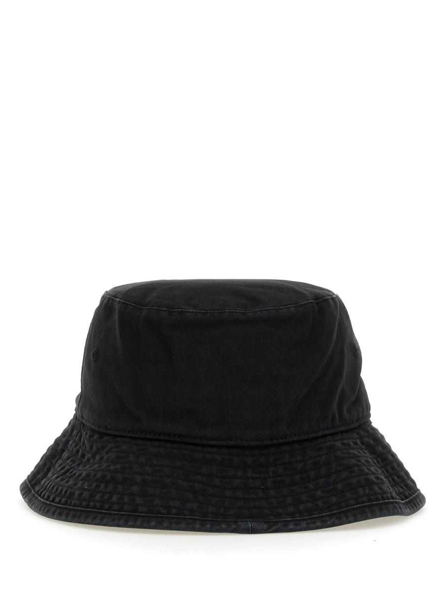 ACNE STUDIOS CAPPELLO BUCKET CON LOGO IN COTONE