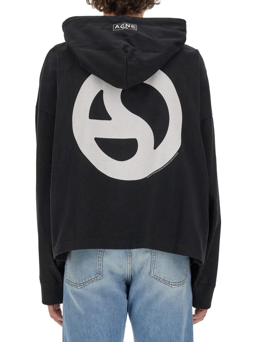 ACNE STUDIOS FELPA CON CAPPUCCIO