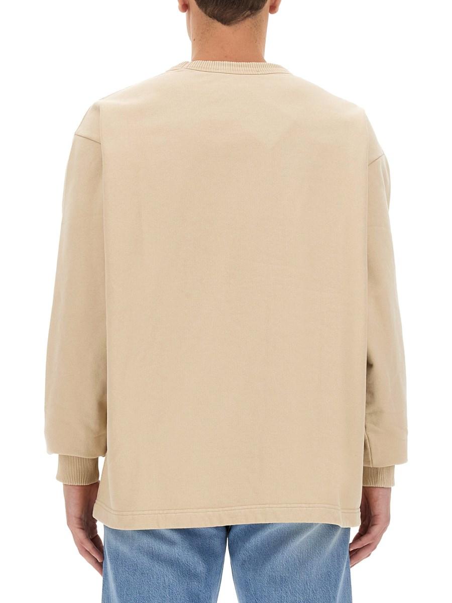 ACNE STUDIOS FELPA CON LOGO IN COTONE