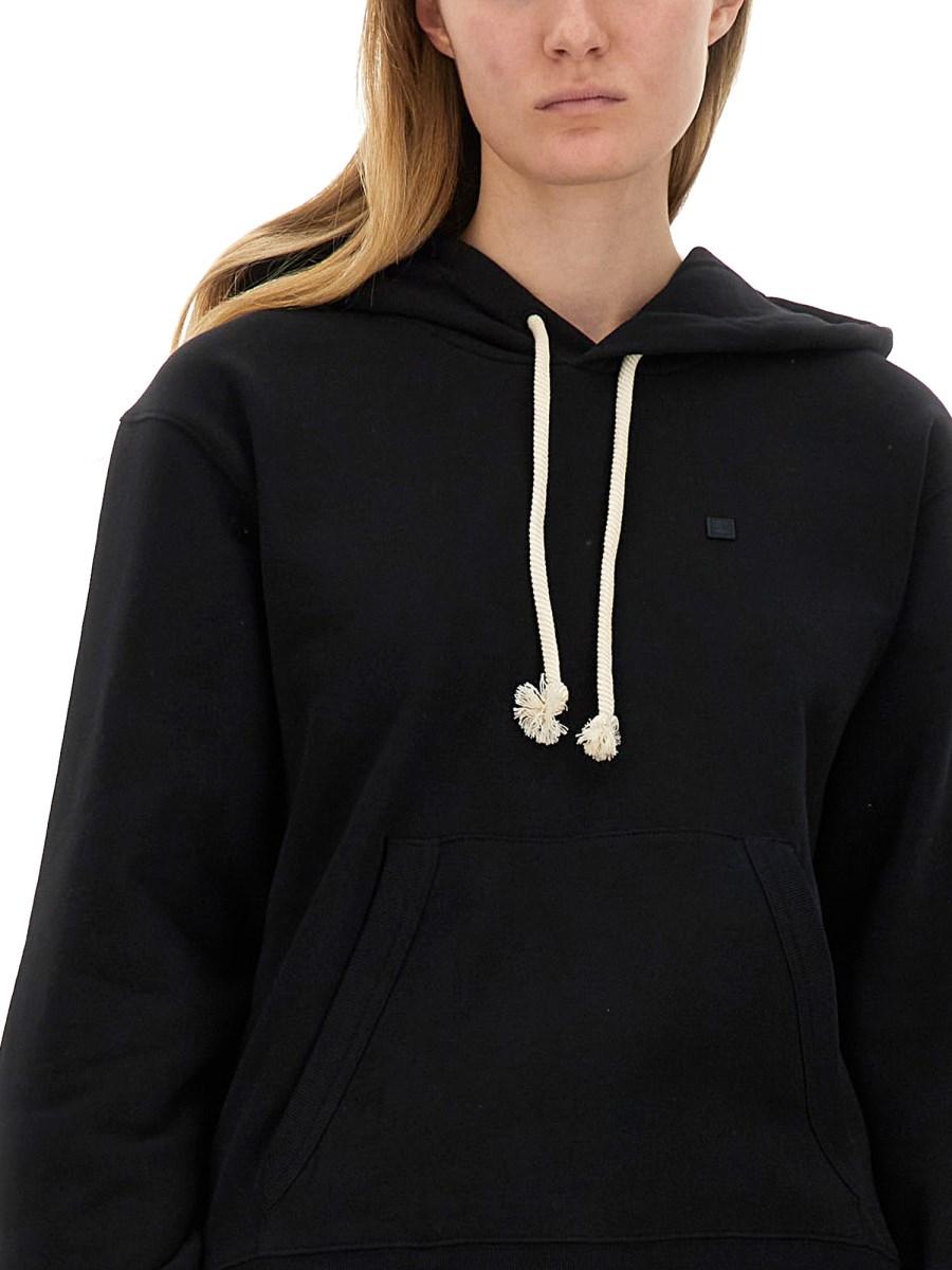 ACNE STUDIOS FELPA CON PATCH "FACE"