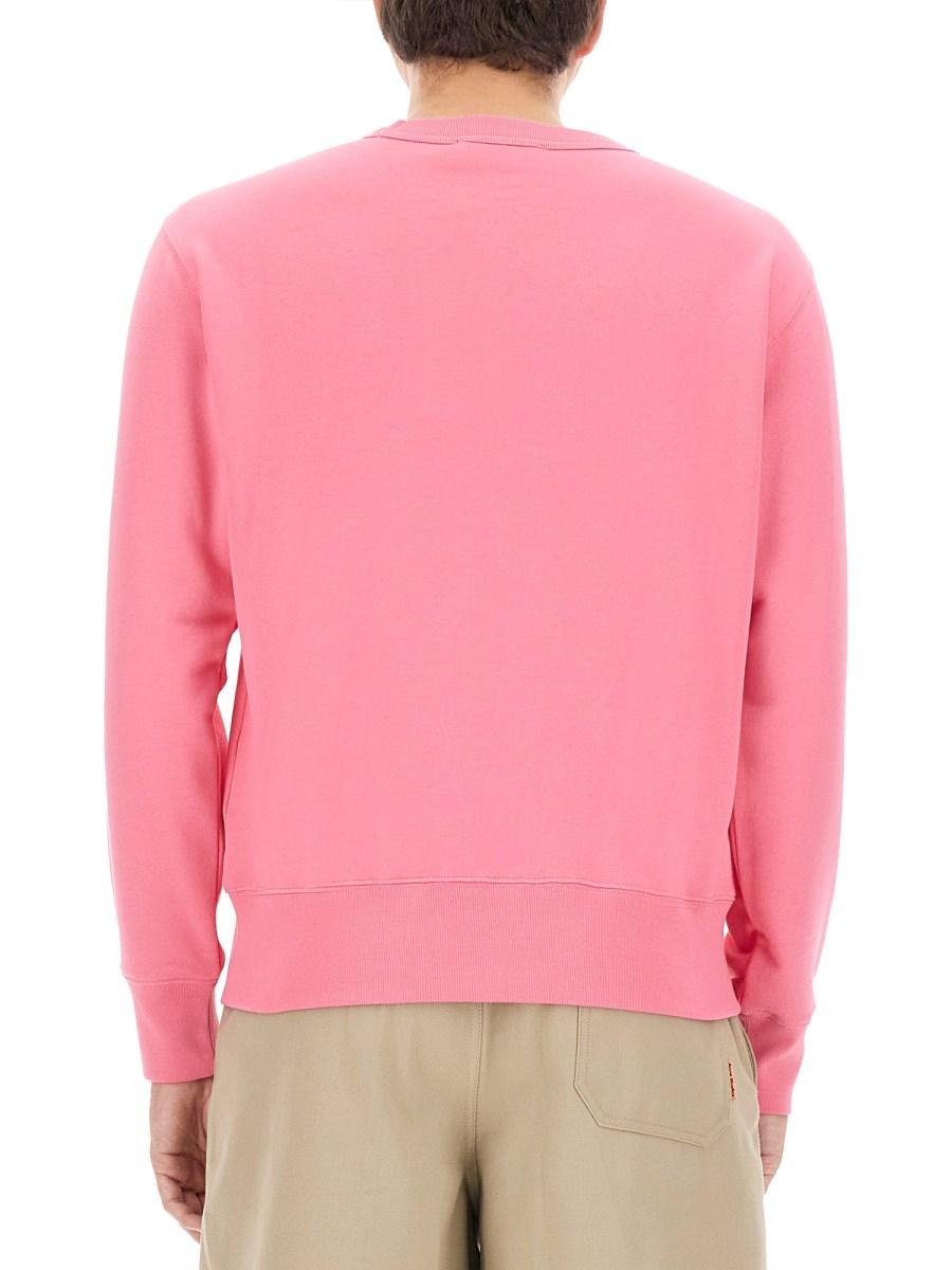 ACNE STUDIOS FELPA FACE IN COTONE