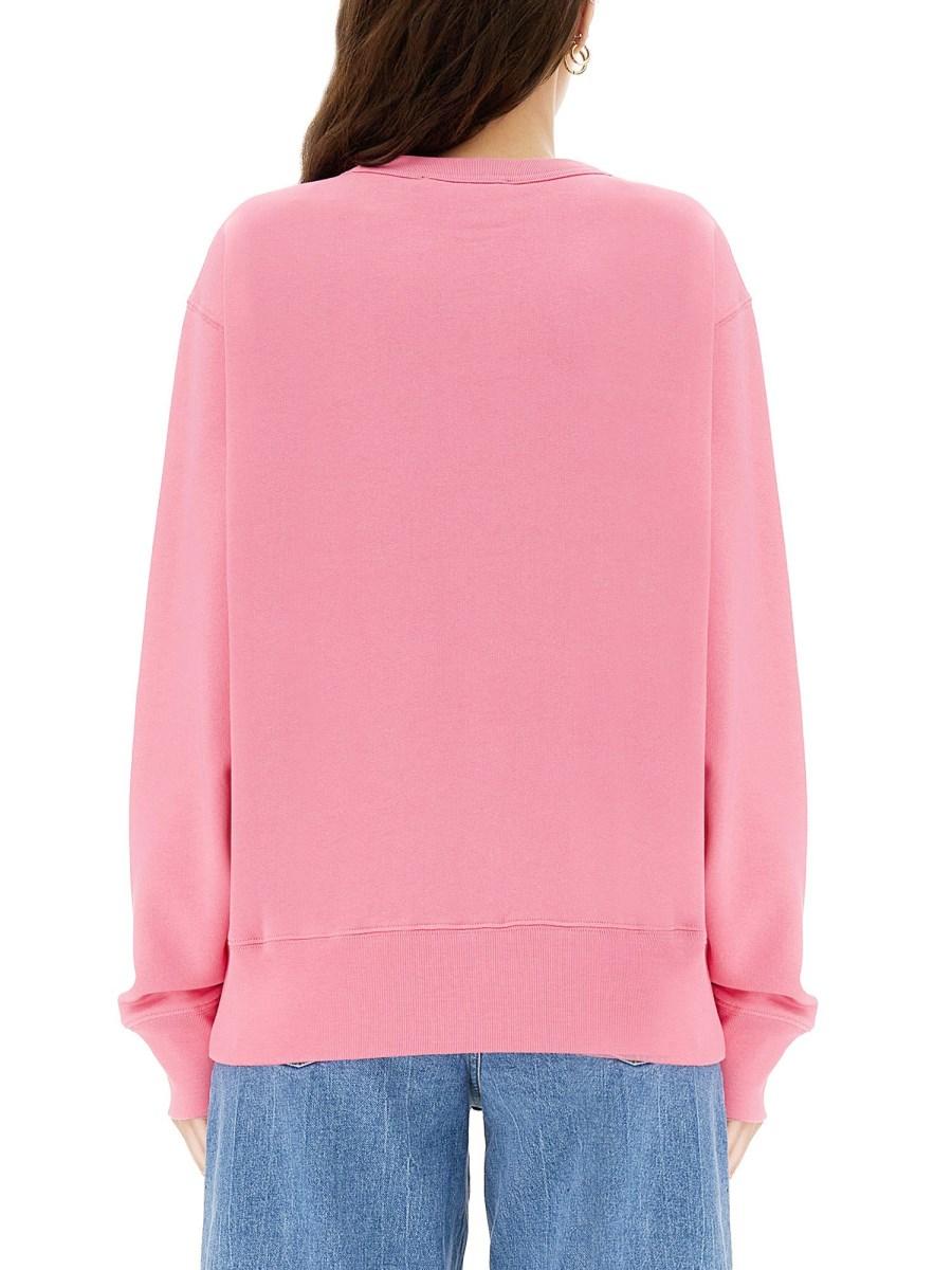 ACNE STUDIOS FELPA FACE IN COTONE