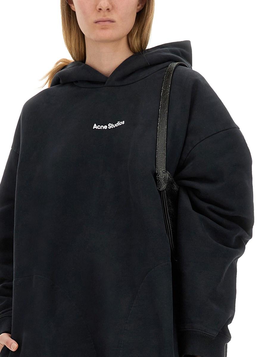 ACNE STUDIOS FELPA IN COTONE CON LOGO