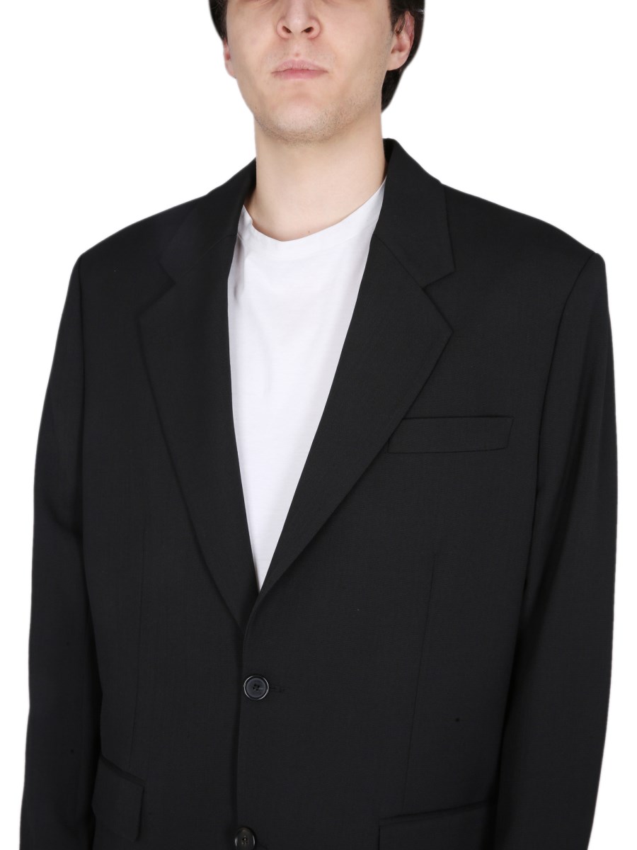 ACNE STUDIOS GIACCA MONOPETTO IN MISTO LANA
