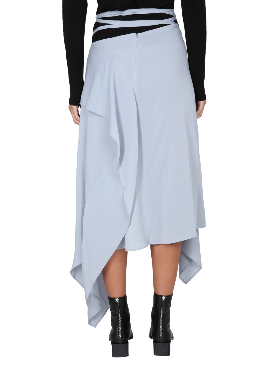 ACNE STUDIOS GONNA MIDI ASIMMETRICA