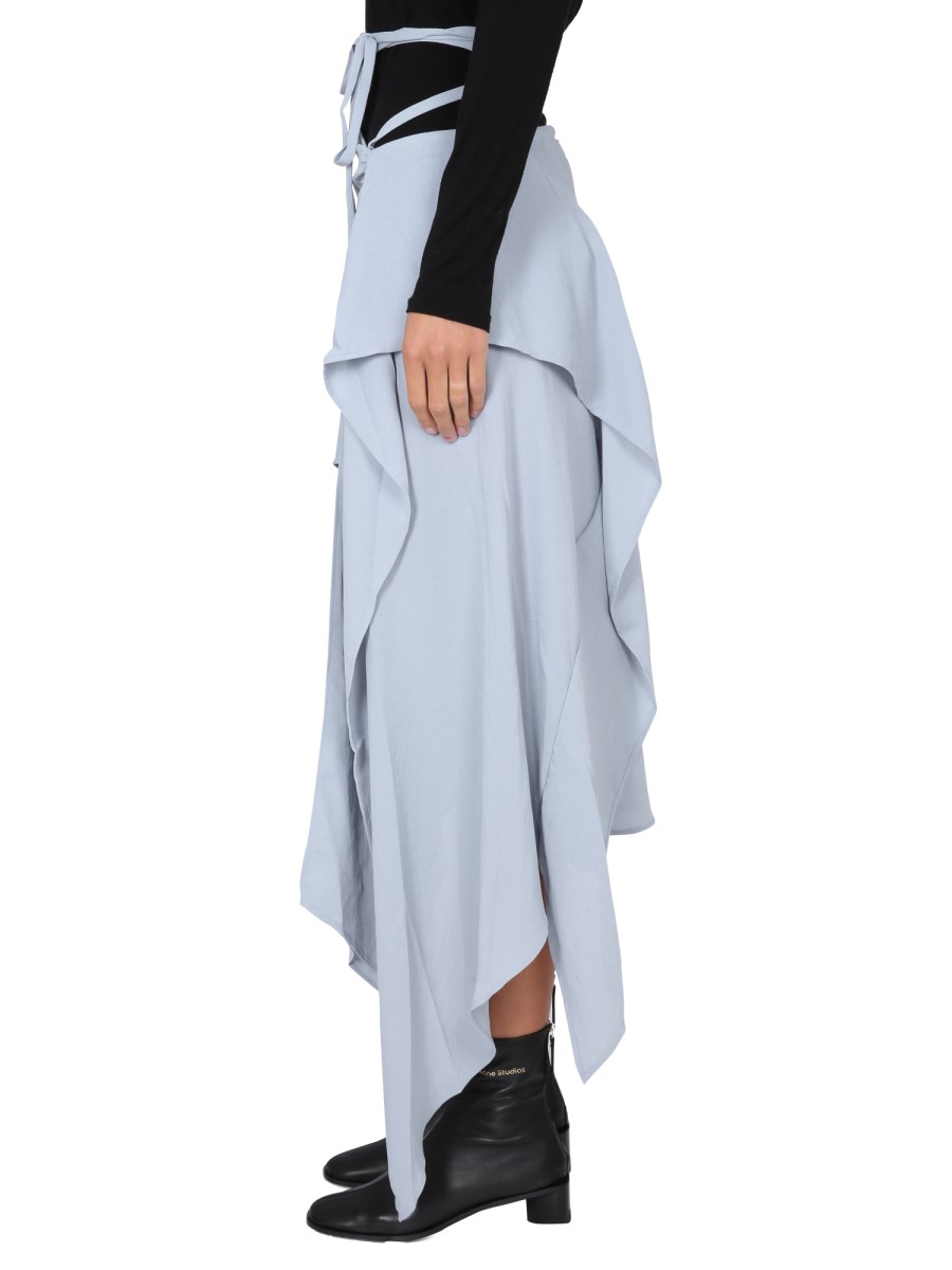 ACNE STUDIOS GONNA MIDI ASIMMETRICA