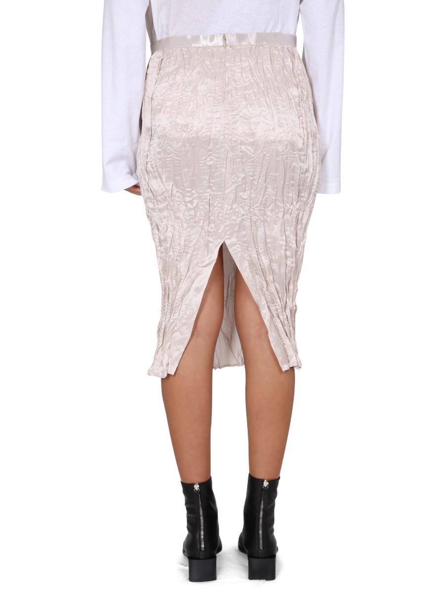 ACNE STUDIOS GONNA MIDI IN SETA E VISCOSA