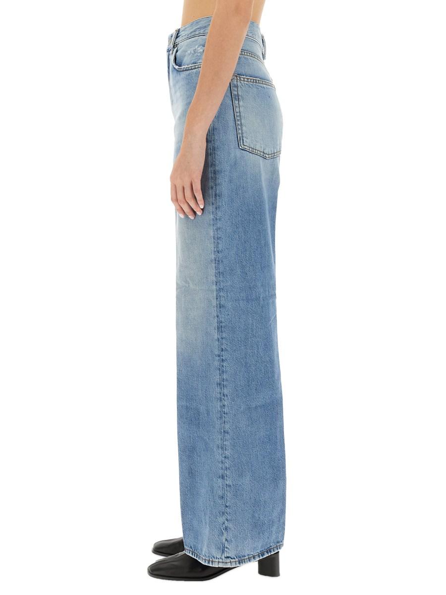 ACNE STUDIOS JEANS RELAXED FIT IN DENIM DI COTONE