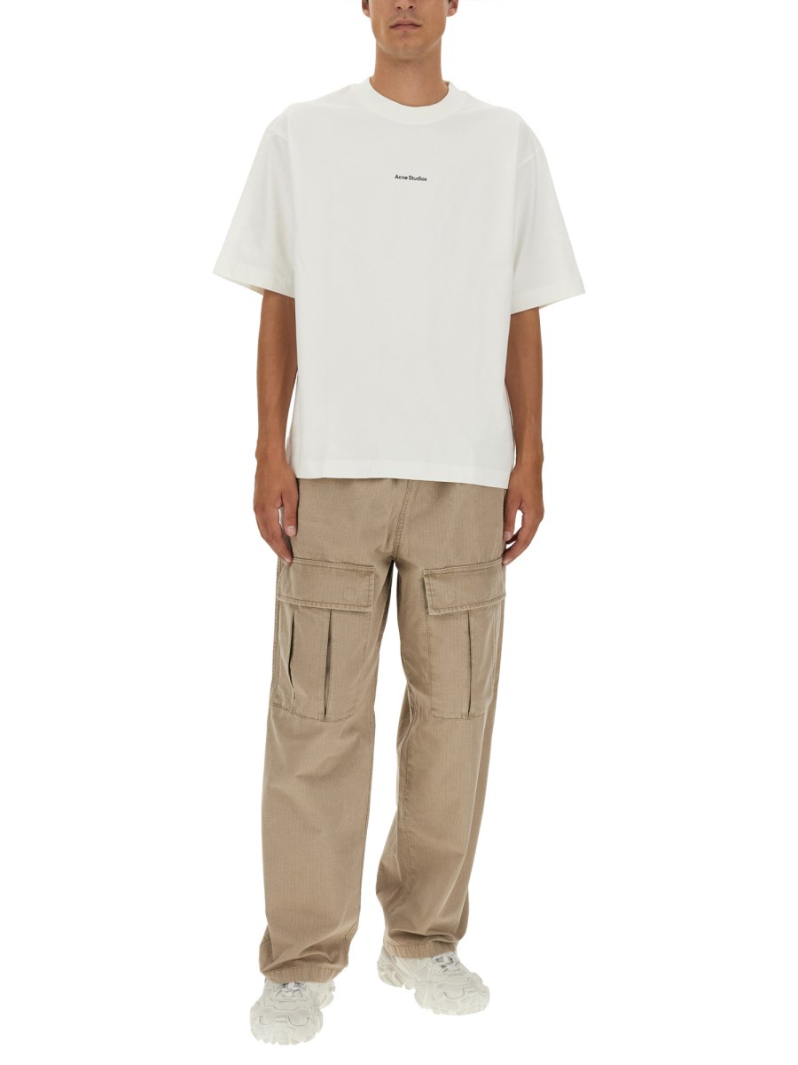 ACNE STUDIOS PANTALONE CASUAL IN COTONE