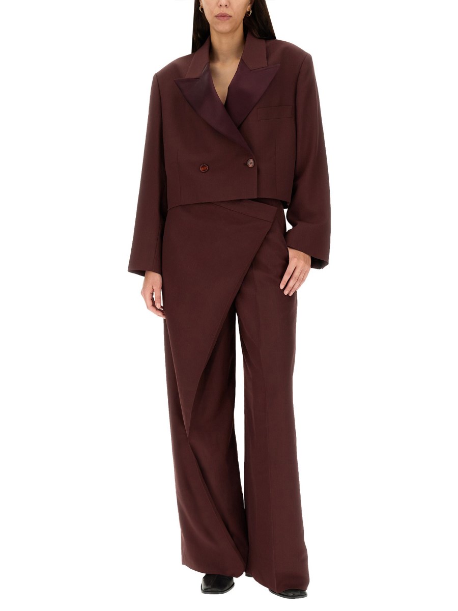 ACNE STUDIOS PANTALONE IN MISTO LANA