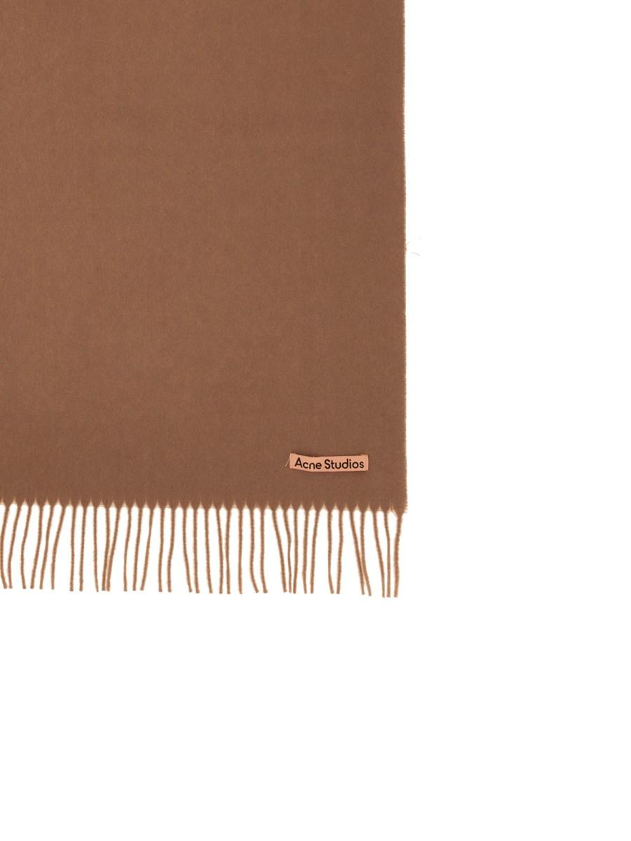 ACNE STUDIOS SCIARPA IN LANA CON LOGO