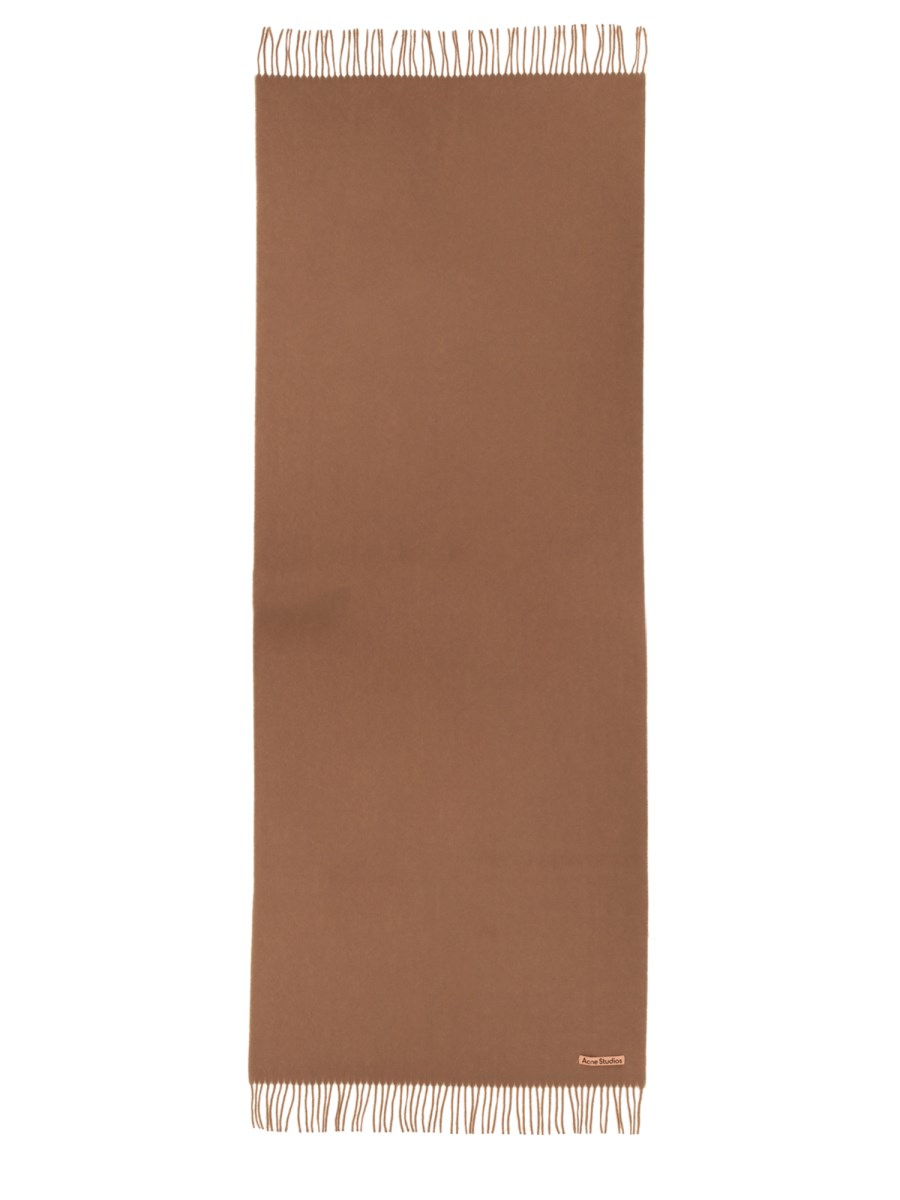 ACNE STUDIOS SCIARPA IN LANA CON LOGO