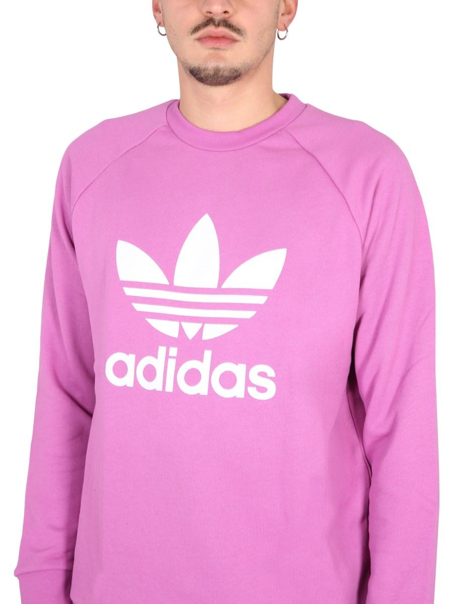 ADIDAS ORIGINALS FELPA CON STAMPA LOGO IN COTONE