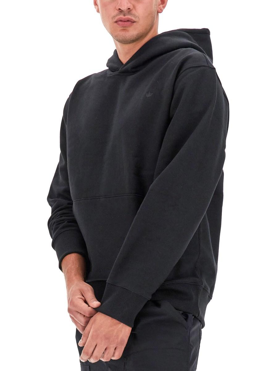 ADIDAS ORIGINALS FELPA IN COTONE CON CAPPUCCIO