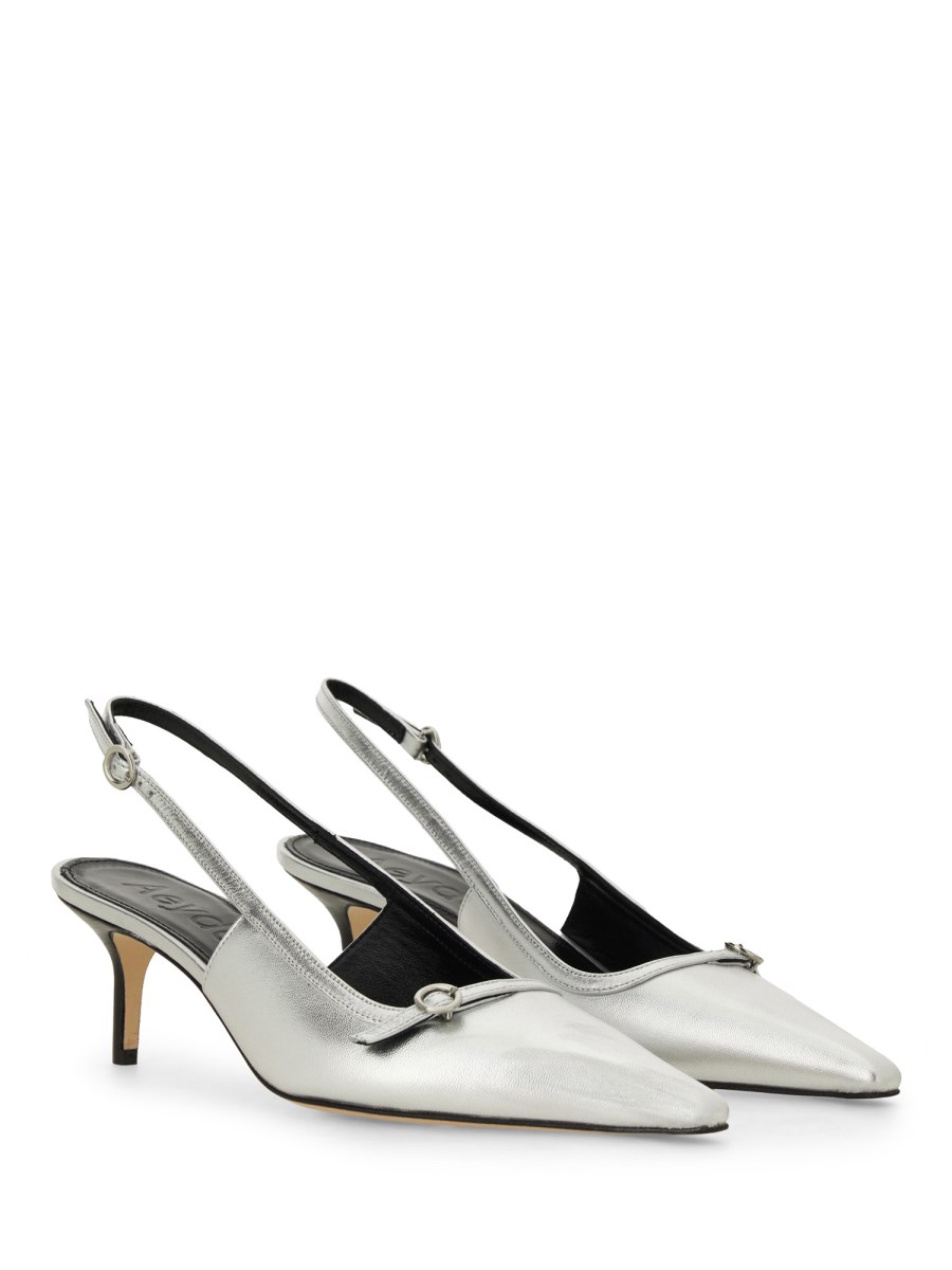 AEYDE SLINGBACK SABA IN NAPPA LAMINATA