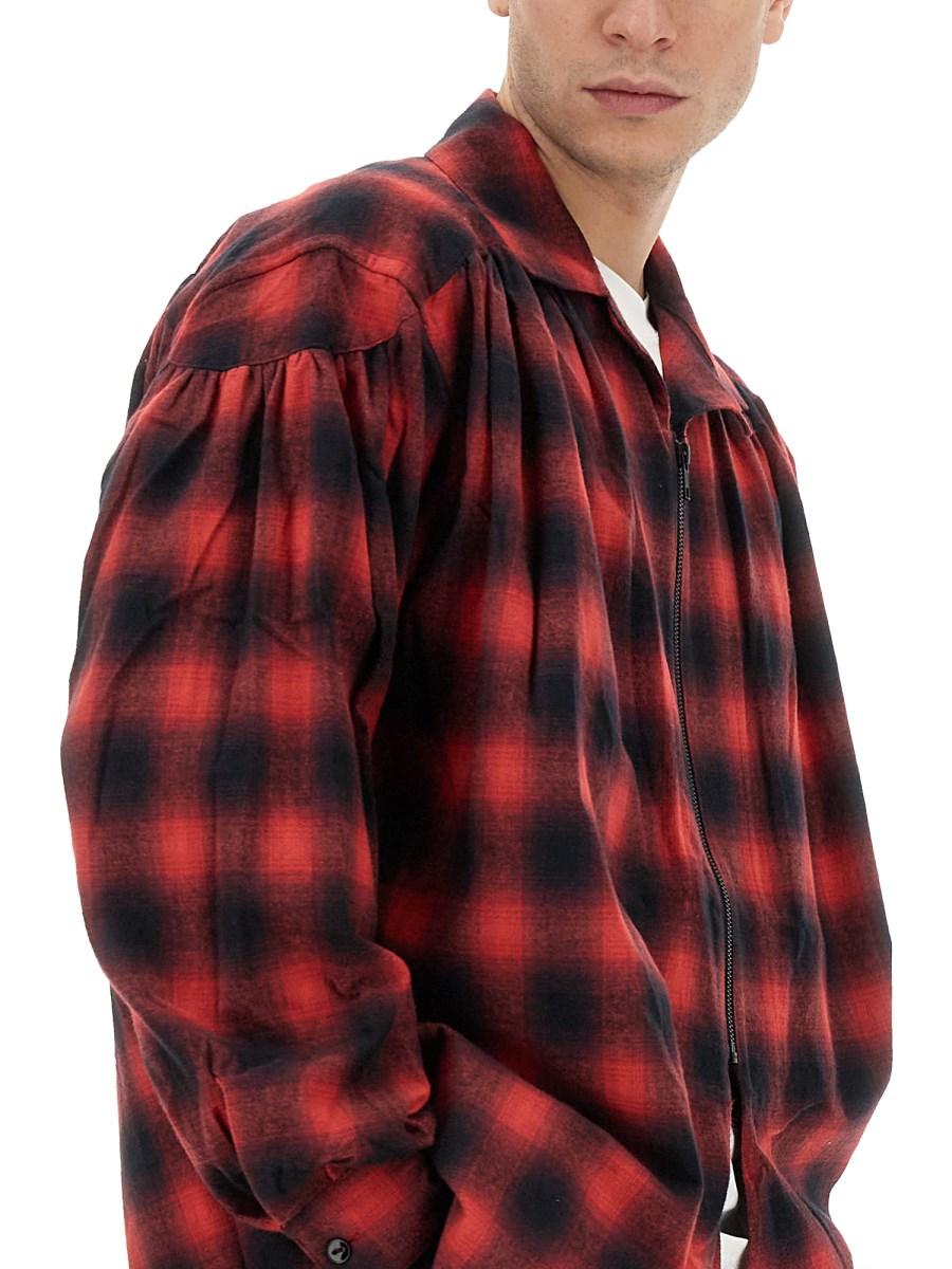 AïE CAMICIA A QUADRI IN COTONE
