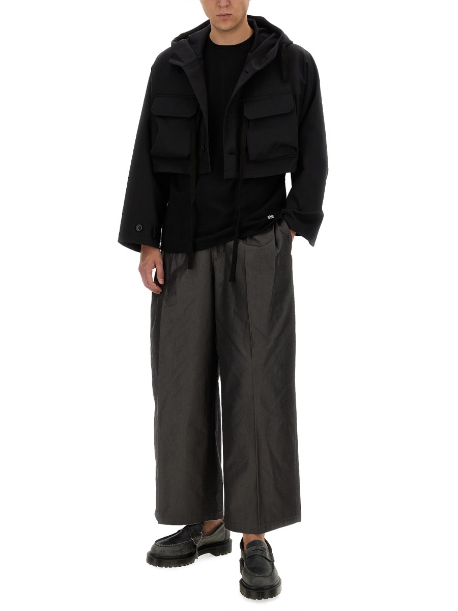 AïE GIACCA CROPPED IN POLY JERSEY