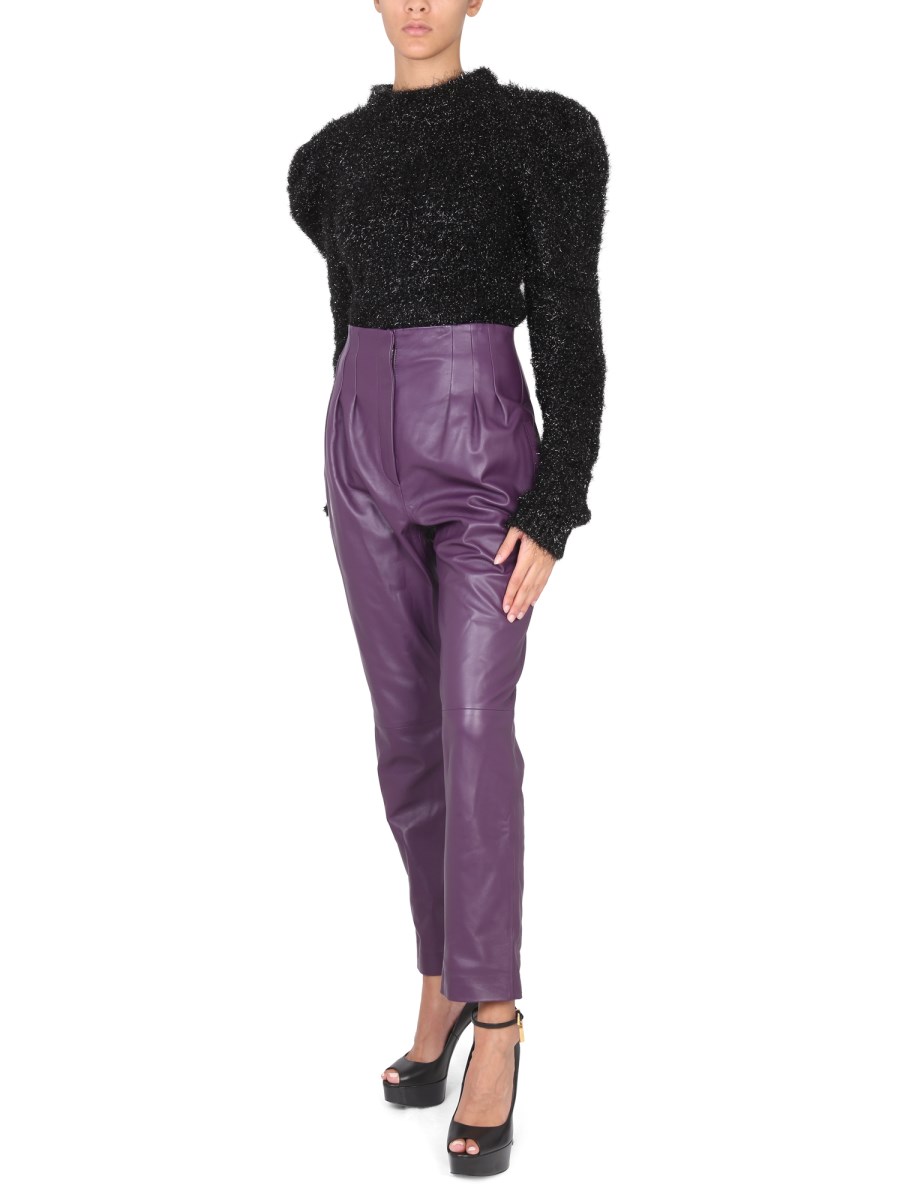 ALBERTA FERRETTI MAGLIA CON SPALLINE IN LUREX