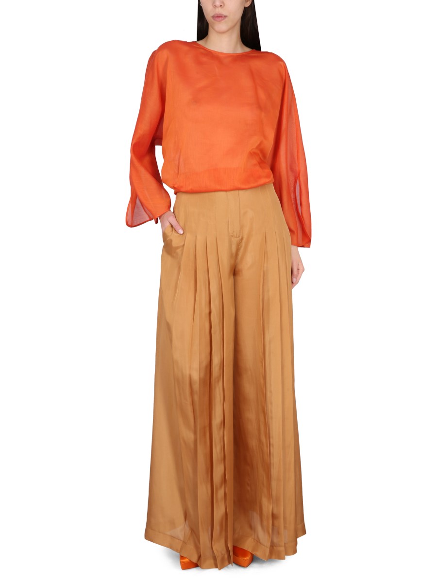 ALBERTA FERRETTI PANTALONE IN SETA