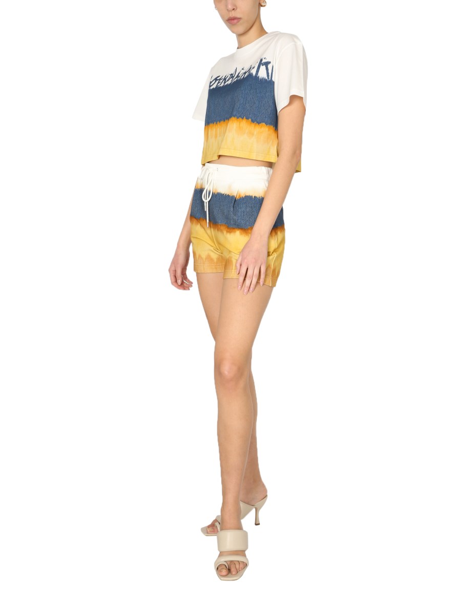 ALBERTA FERRETTI SHORT IN COTONE CON STAMPA