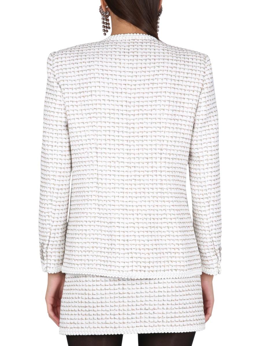 ALESSANDRA RICH GIACCA IN TWEED DI MISTO COTONE